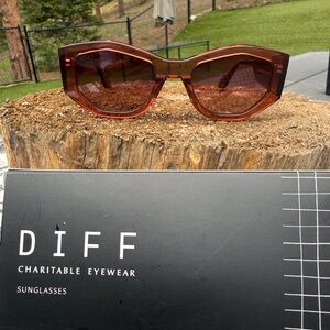 Diff Eyewear Brown Sunglasses Stylish Accessories